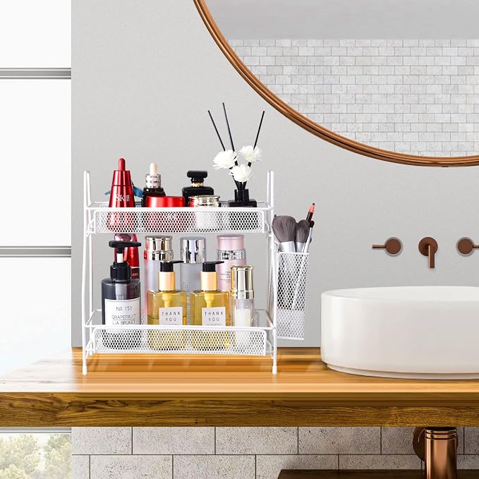 LEMIKKLE Countertop organizer for bathroom counter, bathroom organizers and - Image 2