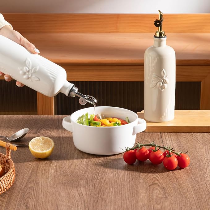 Sweejar Ceramic Olive Oil Dispenser Bottle - Image 5