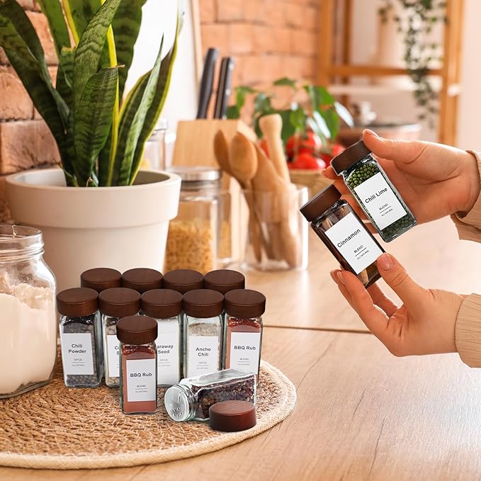 30 Pcs Spice Jars, 4oz Seasoning Containers - Image 7