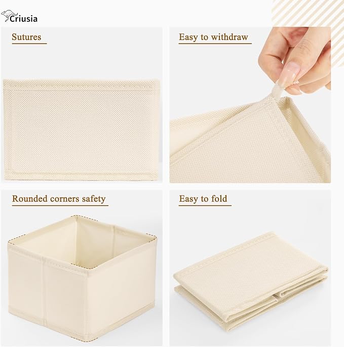 Criusia 26 Pack Drawer Organizer - Image 5