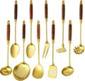Izurok 18/10 Stainless Steel Kitchen Utensils Set, 10 Piece Cooking Utensils by IzurokBuynow