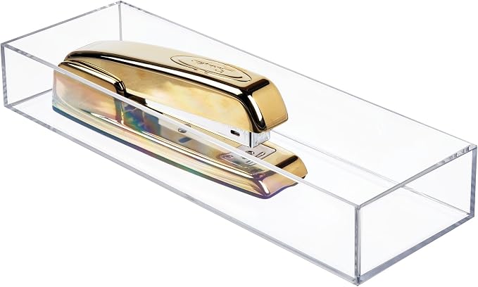 iDesign Clarity Plastic Drawer Organizer, Storage Container - Image 7