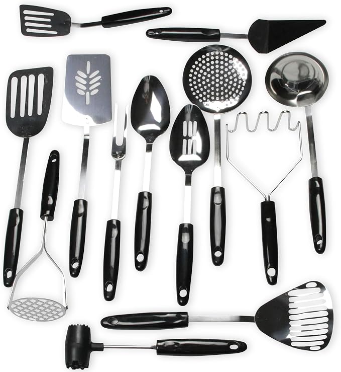 Chef Craft 13 Piece Select Stainless Steel Kitchen Tool Set by ChefCraft