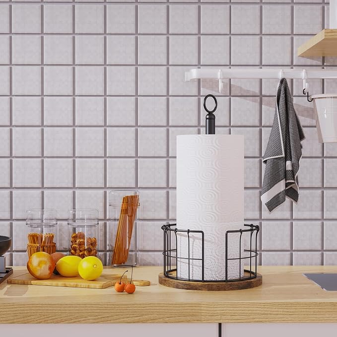 Homode Paper Towel Holder Stand, Countertop Paper Towel Holder - Image 9