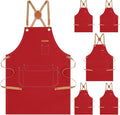 Genixart 6 Bulk Pack Chef Apron by Genixart