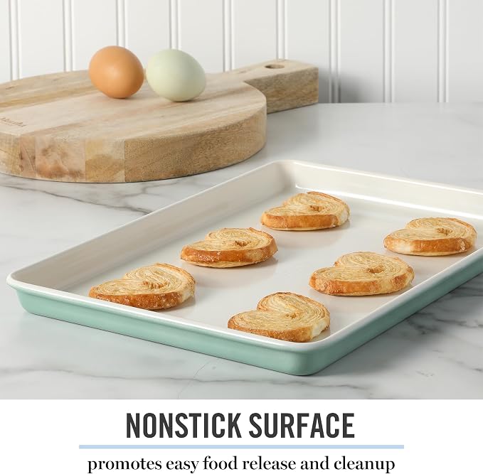 Martha Stewart Gallen 13 x 9 Inch Nonstick Carbon Steel Cookie Sheet - Image 3