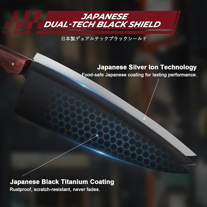 DRGSKL Kitchen Knife Set with Bag - Image 3