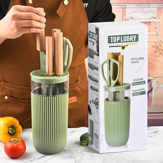 Knife Set, 6-Piece Kitchen Knife Set - Image 9