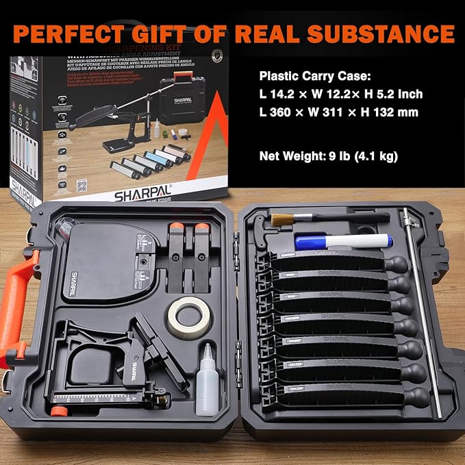 SHARPAL 202H Precision Knife Sharpening System–Adjustable Angle 10–35° Knife - Image 6
