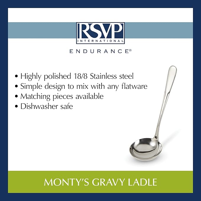 RSVP International Endurance Flatware Collection Stainless Steel, Dishwasher - Image 7