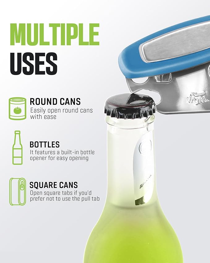 Multifunctional Can Opener Manual, Durable Heavy Duty Handheld Strong Can Opener - Image 5