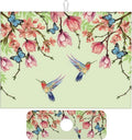 Bird Floral Flowers Dish Drying Mat by Unknown
