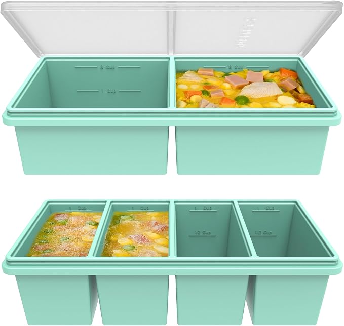 Silicone Soup Freezer Molds by Unknown