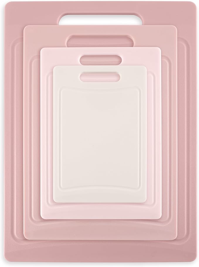 COOK WITH COLOR Non-Slip Cutting Board Set – Kitchen Essentials with Easy Grip - Image 7