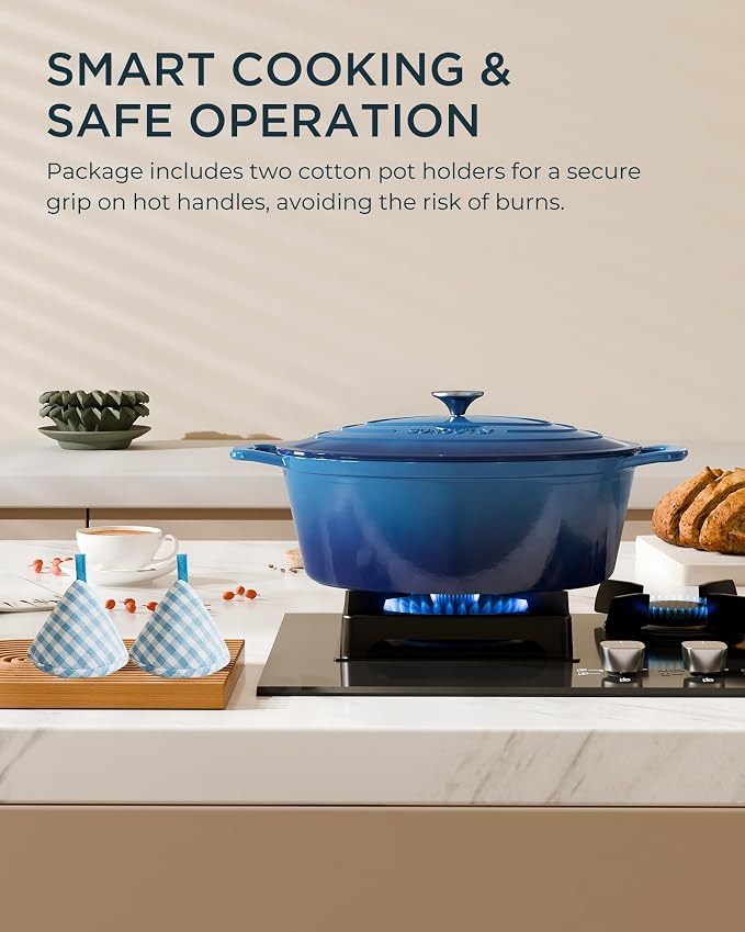 Enameled Cast Iron Dutch Oven - Image 8