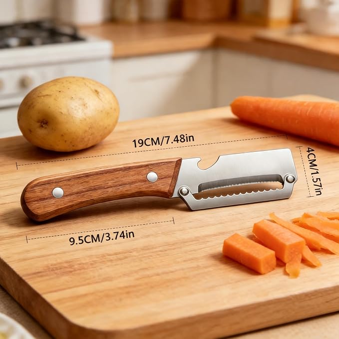 Vegetable Peeler 2 Pack, Carrot & Papaya - Image 7