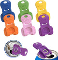 6PCS Colorful Can Tab Openers & Leak-Proof Drink Covers – One-Hand Soda Can by Unknown