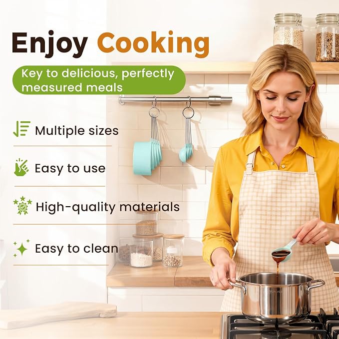 16PCS Measuring Cups and Spoons Set, Measuring Spoon Set - Image 4