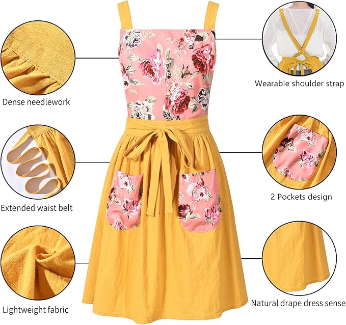 Pinknoke Vintage Pinafore Apron Dress - Image 6