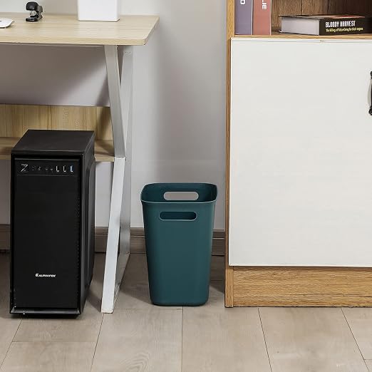 UUJOLY Plastic Small Trash Can Wastebasket, Garbage Container Basket - Image 5