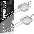 Walfos Small Fine Mesh Tea Strainer, Mini Stainless Steel Sieve by Walfos