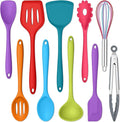 E-far 10 Pcs Silicone Cooking Utensils Set, Heat Resistant Kitchen Utensil Set by E-far