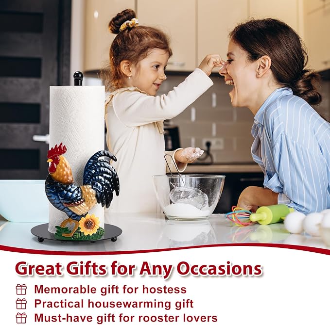 Rooster Paper Towel Holder Countertop - Image 7
