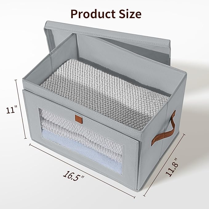 DIMJ Storage Bins with Lids - Image 7