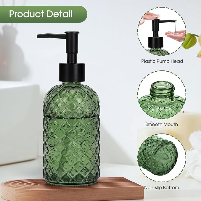 Topsky Gem Glass Soap Dispenser - Image 4