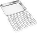 9 Inch Baking Sheet Pan with Cooling Rack Set, Joyfair Stainless Steel Toaster by Joyfair