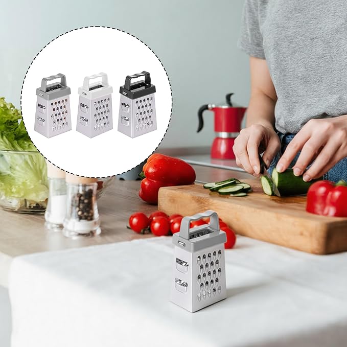 12 Pcs Mini Cheese Grater Stainless Steel Box Grater - Image 7