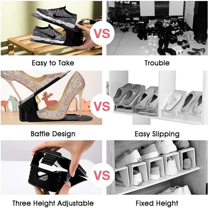 Neprock Closet Shoe Organizer, Shoe Storage Organizer Shoe Rack - Image 3
