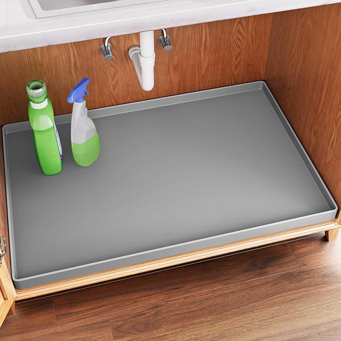 FLATO Waterproof Under Sink Mat 22" x 22" Shelf Liner by Unknown