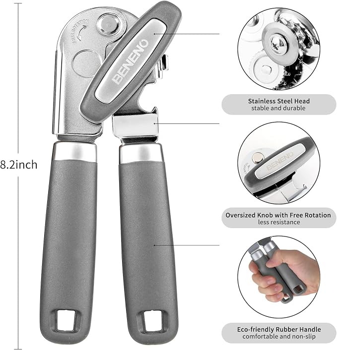 Beneno Heavy Duty Hand Can Opener Manual - Image 2