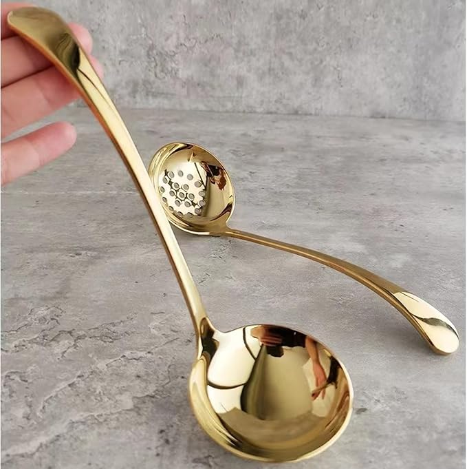 Small Ladle, Gravy Ladle, Premium 18/10 Stainless Steel Soup Sauce Ladles - Image 6