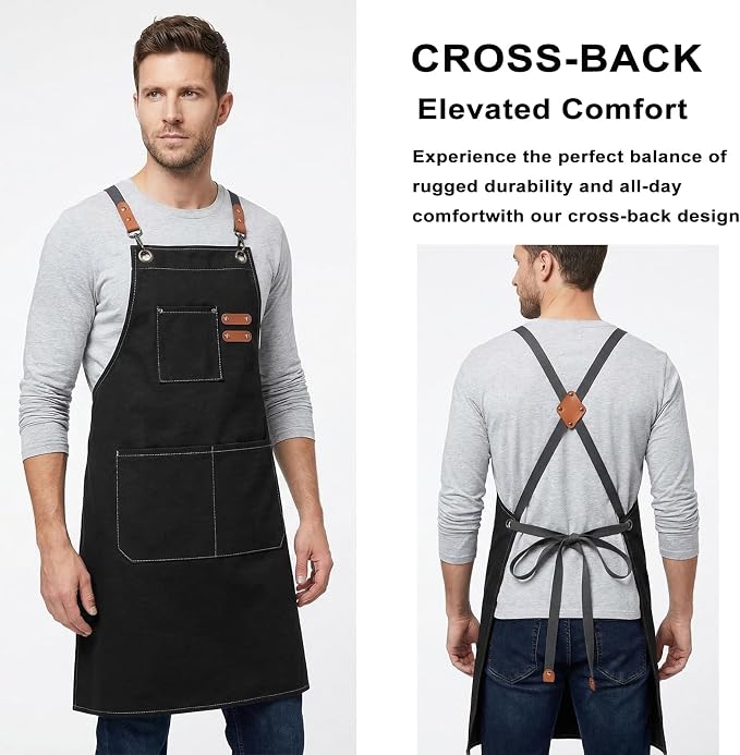 ZOMAO Chef Apron for Women Men - Image 3