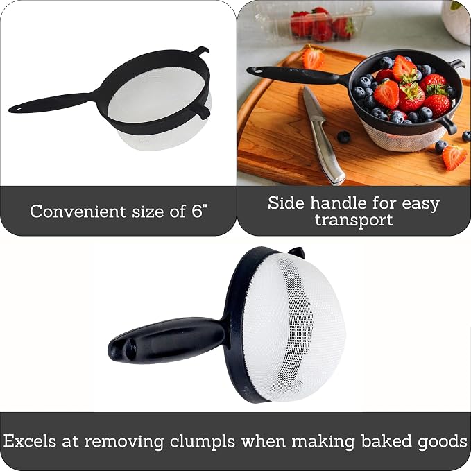 IMUSA IMU-71133W Plastic Strainer - Image 2