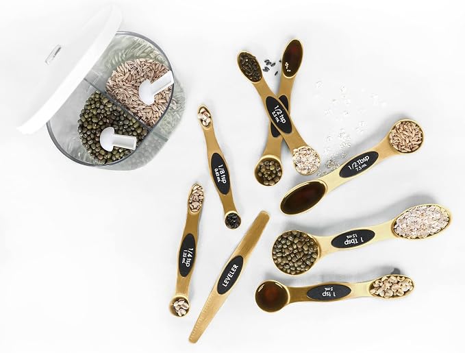 Magnetic Measuring Spoons Set Stainless Steel - Image 8