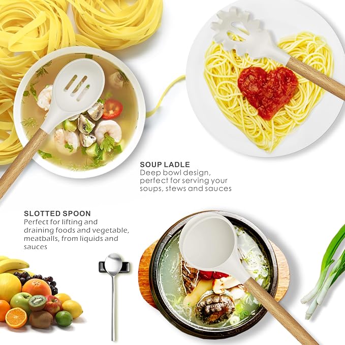 oannao Silicone Cooking Utensils Set - Image 2