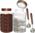 Glass Coffee Jars Spice Jar Round Storage Canister by Patoper