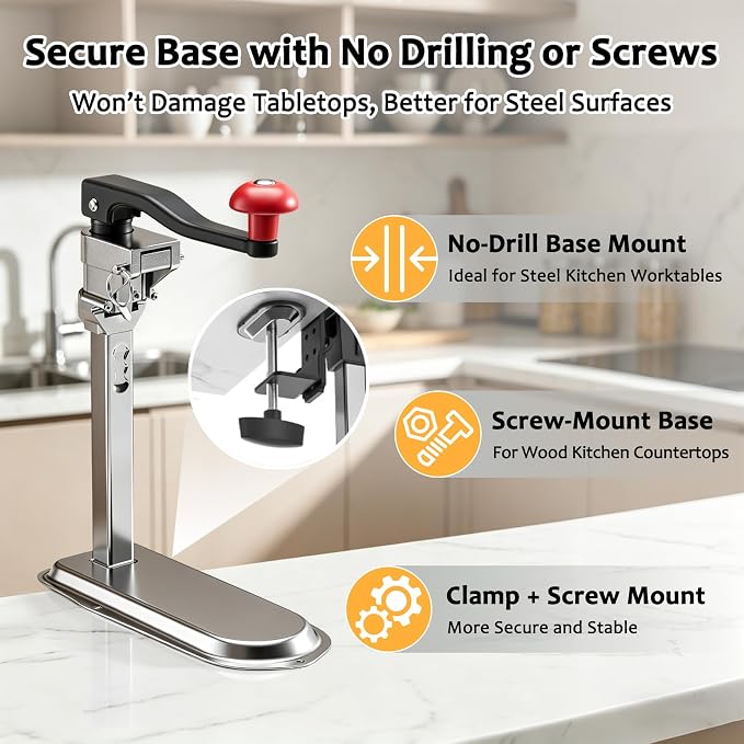 Commercial Manual Can Opener Heavy Duty - Image 3