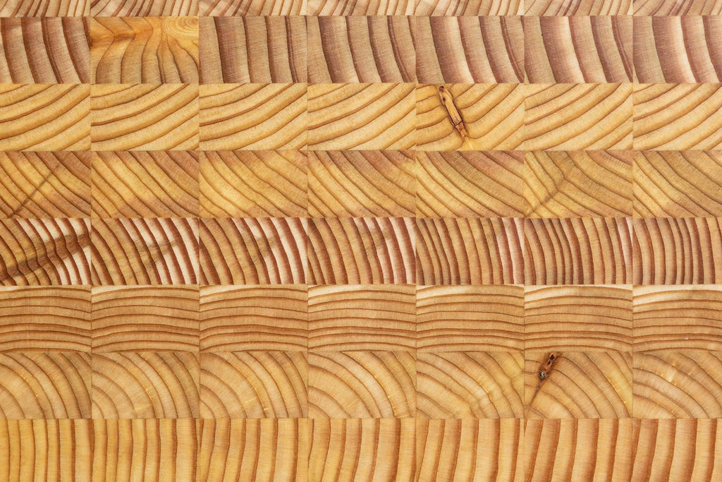 Larch Wood Canada End Grain One Hander Large Cutting Board, Standard