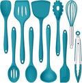 E-far 10 Pieces Silicone Cooking Utensils Set, Heat Resistant Kitchen Utensil by E-far
