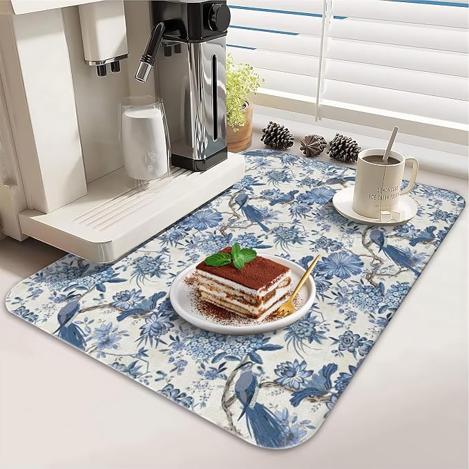 Dish Drying Mat for Kitchen Counter 2 Pack - Image 3