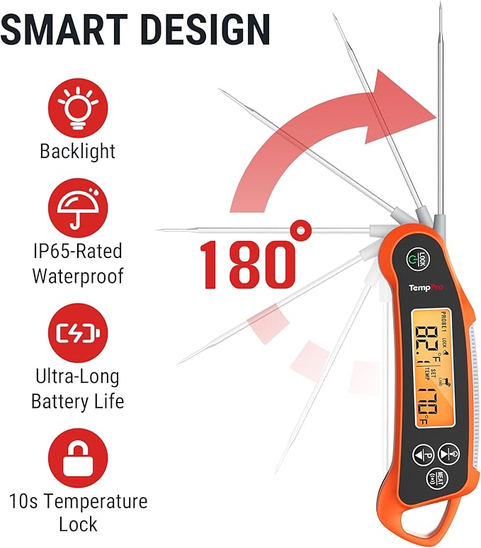 TempPro TP710 Instant Read Thermometer - Image 6