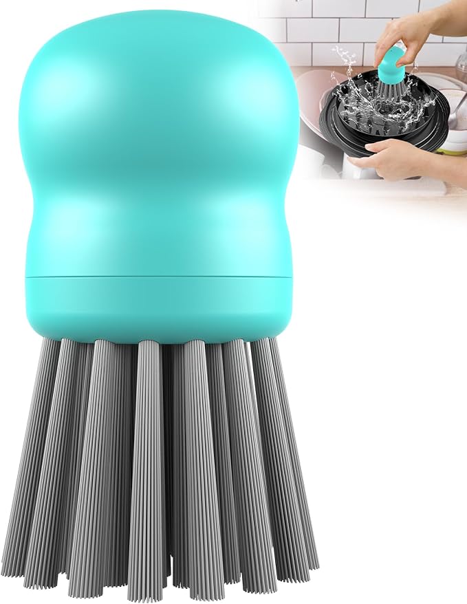 Mini Dish Brush for Cleaning Chicken Shredder, Palm Brush Dish Scrubber by SURETIVIAN