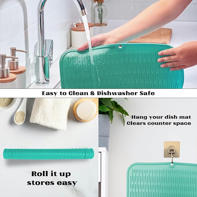 ZLR Large Silicone Dish Drying Mat - Image 4