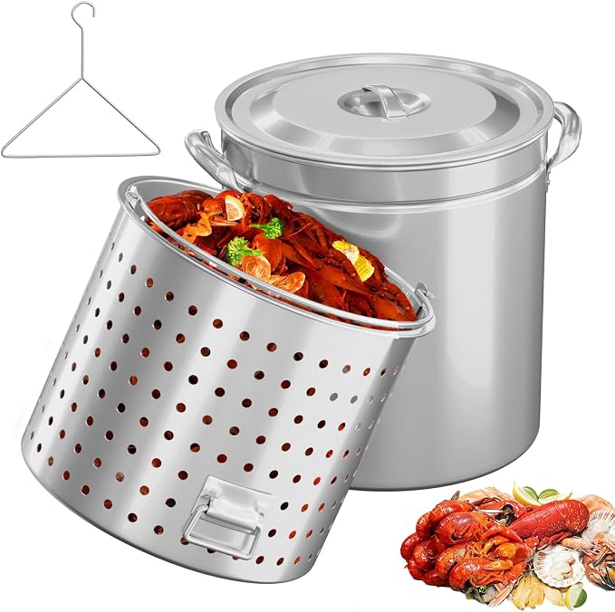 Bonnlo 82QT Stainless Steel Stock Pot by Bonnlo