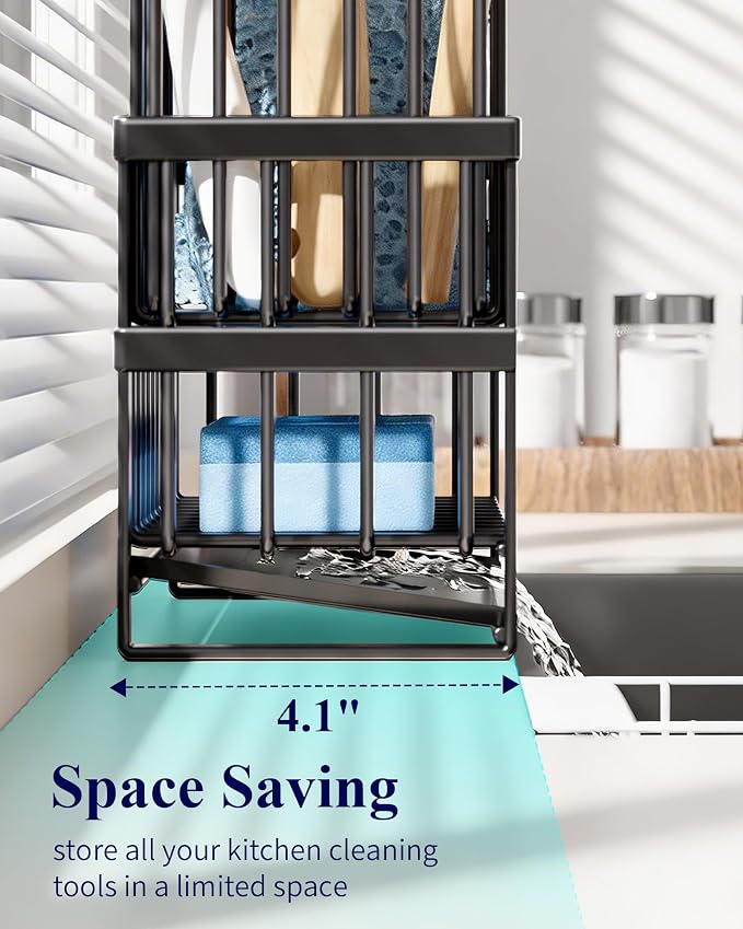 Kitsure Sponge Holder for Kitchen Sink - Image 3