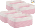 OIAHOMY 4 Pack Storage Baskets for Organizing, Small Bins for Shelves, Cute by MasterofSpaceOptimization